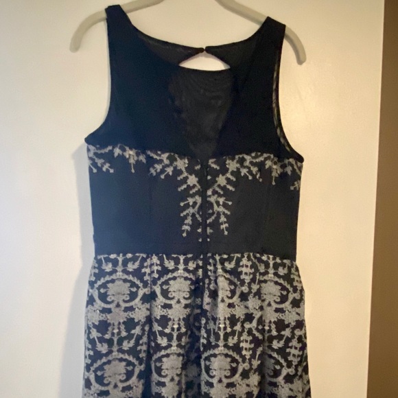 Taylor Fit & Flare Black Dress - Picture 3 of 5